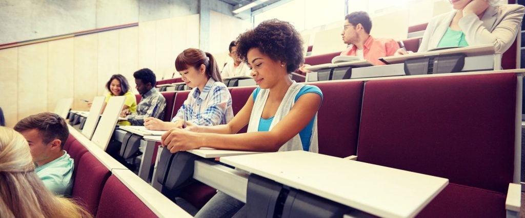 Students inside the classroom