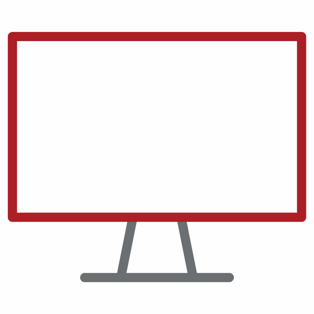 Monitor colored icon