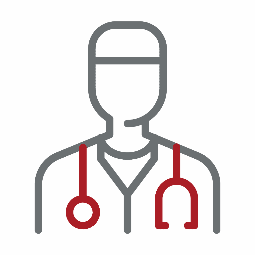 Physician colored icon